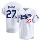 Men and  Youth  trevor bauer Dodgers  27  world series champion  jersey white