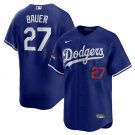 Men and  Youth  trevor bauer Dodgers  27  world series champion  jersey blue