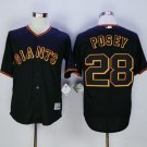 Men and  Youth  San Francisco Giants Buster Posey Jersey black