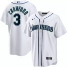 Men and  Youth j.p. crawford mariners 3  Jersey white