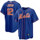 Men and  Youth francisco lindor mets 12   Jersey blue