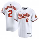 Men and  Youth  gunnar henderson orioles 2  Jersey white