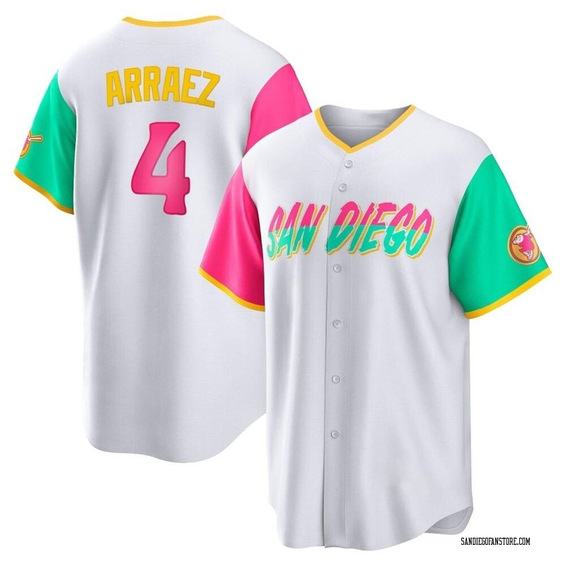 Men and  Youth luis arraez   Padres 4 city connect  Jersey white