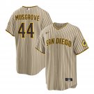 Men and  Youth joe musgrove  Padres 44  Jersey tan brown