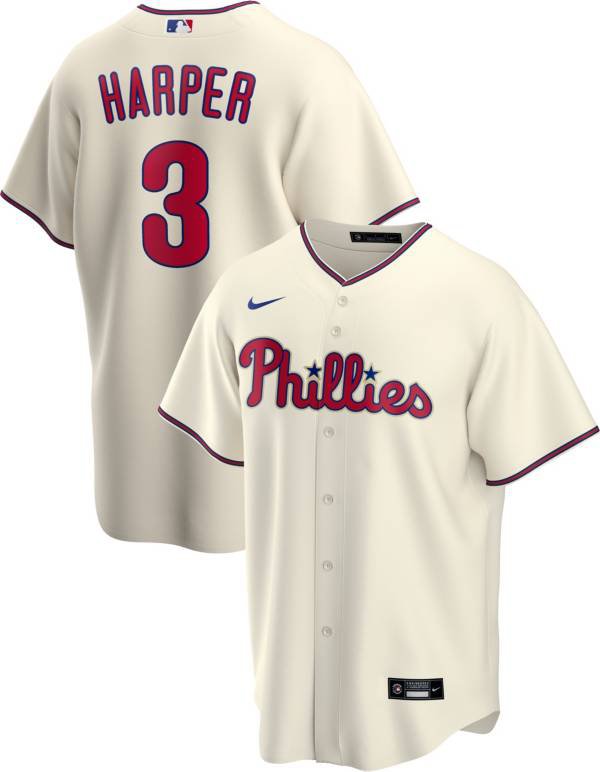 Men and  Youth bryce harper phillies 3  Jersey cream