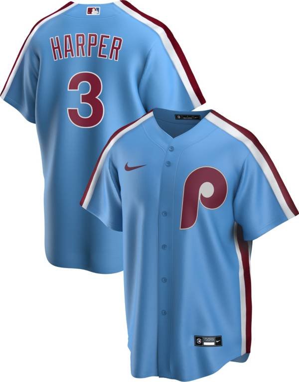Men and  Youth bryce harper phillies 3  Jersey blue
