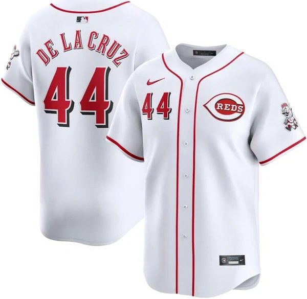 Men and  Youth elly de la cruz reds 44   Jersey white