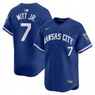 Men and  Youth Bobby witt jr royals  7Jersey blue
