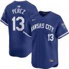 Men and  Youth salvador perez royals  13 Jersey blue