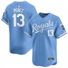 Men and  Youth salvador perez royals  13 Jersey blue