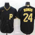 Men and  Youth Barry Bonds  Pirates 24 baseball jersey black
