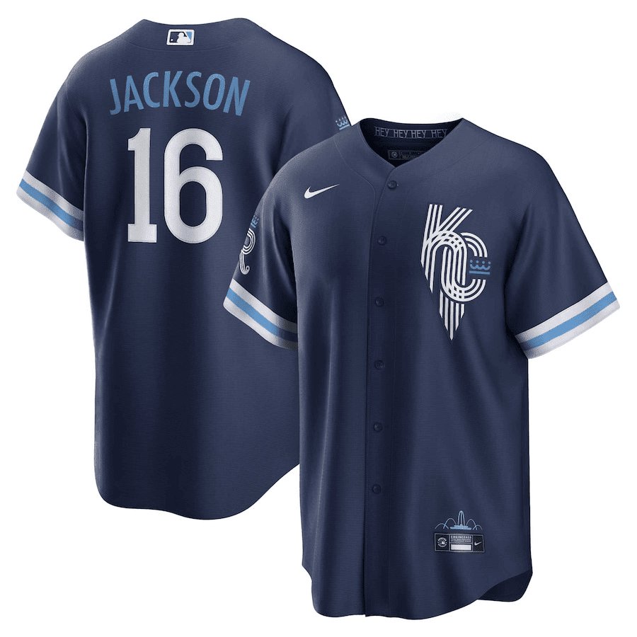 Men and  Youth Bo Jackson royals 16 city connect  jersey