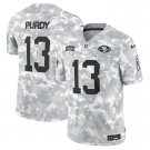 Men and Youth  Brock Purdy  49ers 13 salute to service jersey camo