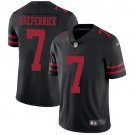 Men and Youth  colin kaepernick 49ers 7 color rush jersey Black