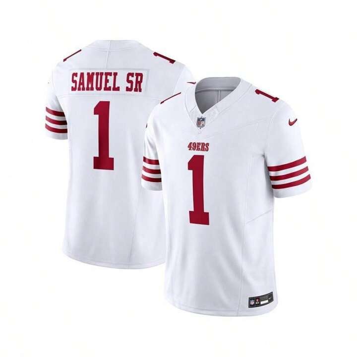 Men and Youth  deebo samuel jr 49ers 1  jersey white