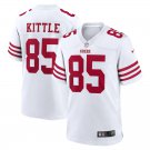 Men and Youth   George Kittle 49ers game jersey white