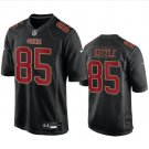 Men and Youth   George Kittle 49ers game jersey black