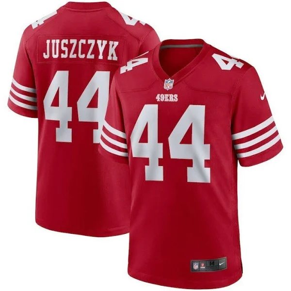 Men and Youth   kyle juszczyk 49ers game jersey red