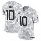 Men and Youth Bo Nix broncos 10 salute to service jersey camo
