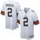 Men and Youth johnny manziel browns 2 jersey white
