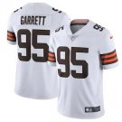 Men and Youth Cleveland Browns Myles Garrett 95  Jersey white