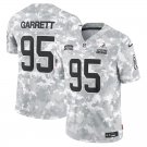 Men and Youth  Browns Myles Garrett salute to service   Jersey camo