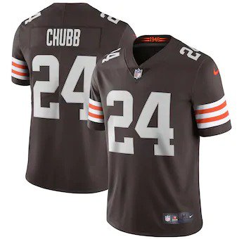 Men and Youth Cleveland Browns nick chubb 24  Jersey brown