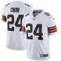 Men and Youth Cleveland Browns nick chubb 24  Jersey white