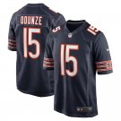 Men and Youth rome odunze bears 15 game Jersey navy blue