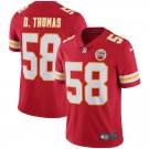 Men and Youth derrick thomas chiefs 58 game Jersey red