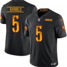 Men and Youth Jayden Daniels commanders 5 football Jersey black