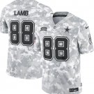 Men and Youth ceedee lamb  Cowboys 88 salute to service  jersey arctic camo