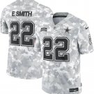 Men and Youth  emmitt smith Cowboys 22 salute to service  jersey camo