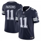 Men and Youth  micah parsons Cowboys 11 color rush  jersey navy blue