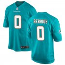 Men and Youth braxton berrios  dolphins 0 game jersey teal