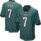 Men and Youth Michael Mike Vick eagles 7 game jersey teal