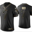 Men and Youth Michael Mike Vick falcons  7 game jersey gold black