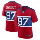 Men and Youth dexter lawrence giants 97 game  jersey red