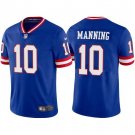 Men and Youth Eli Manning giants 10 game  jersey blue