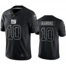 Men and Youth Eli Manning giants 10 reflective  jersey black