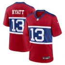Men and Youth jalin hyatt giants 13 game  jersey red