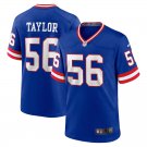 Men and Youth lawrence taylor giants 56 game  jersey blue