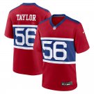 Men and Youth lawrence taylor giants 56 game  jersey red