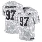 Men and Youth aidan hutchinson Lions 97 salute to service  jersey camo