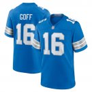 Men and Youth jared goff Lions 16 game  jersey blue