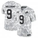 Men and Youth Jameson Williams Lions 9 salute to service  jersey camo