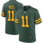 Men and Youth jayden reed  packers 11 game  jersey green