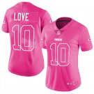 women's Jordan Love packers 10  fashion jersey pink