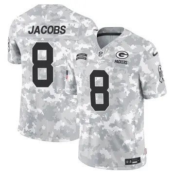 Men and Youth  Josh Jacobs  packers 8 salute to service  jersey camo