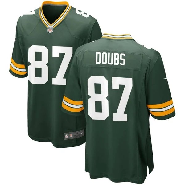 Men and Youth romeo doubs  packers 87 game  jersey green